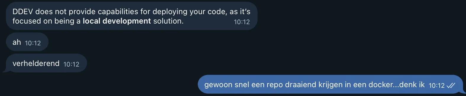 De redactie slaat DDEV plat