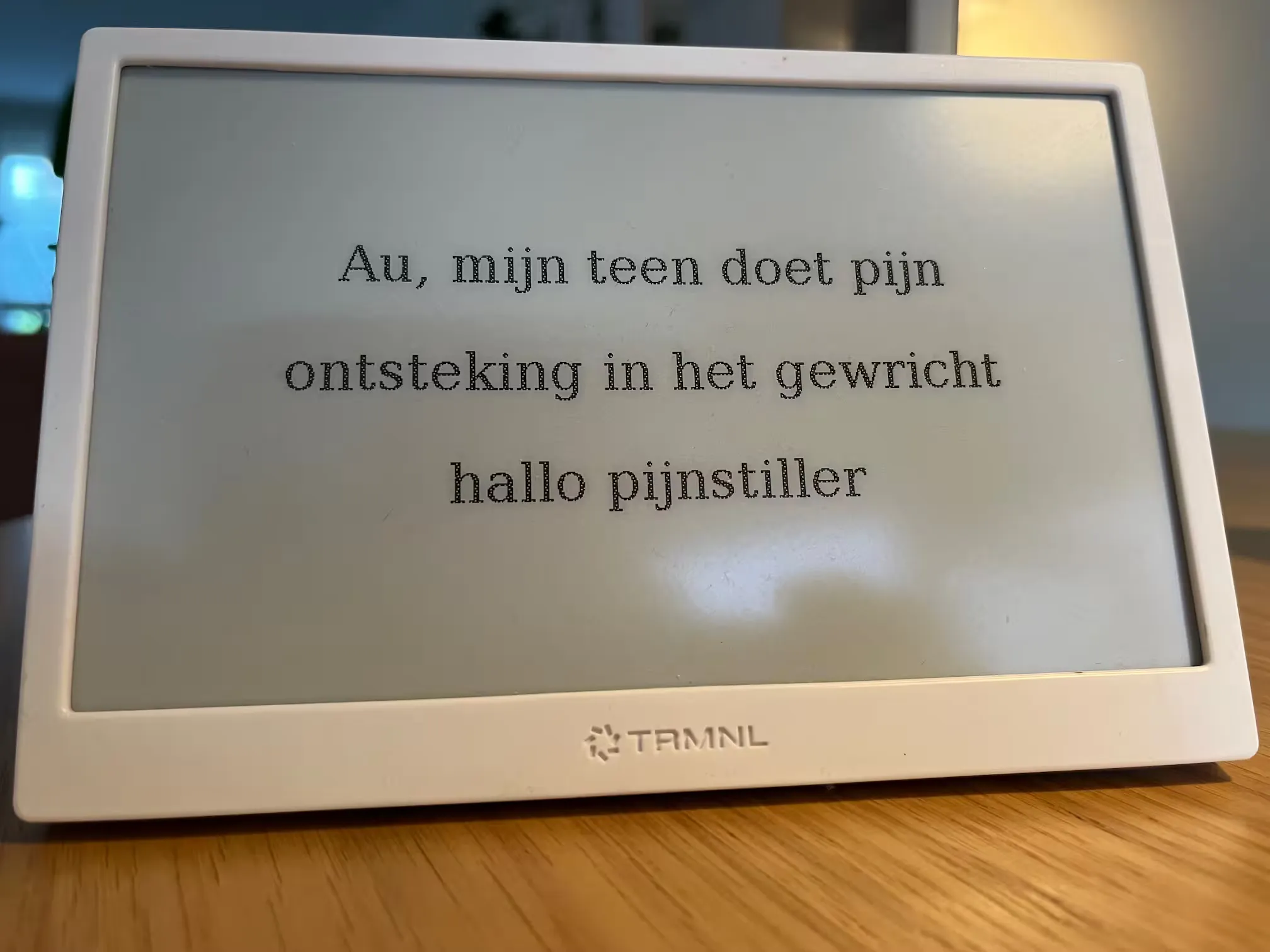 haiku op trmnl