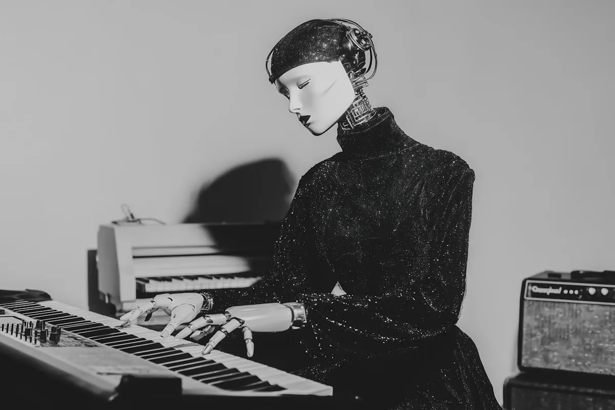 Robot speelt piano, of toch niet...?